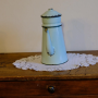 Antique Mint Green Enamel Coffee Pot