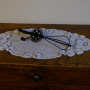 Antique manual hand mixer with crank – vintage kitchen tool