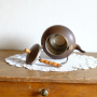 Antique copper teapot