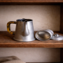 Cafetiere ancienne aluminium vintage