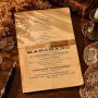 Ancienne partition musicale papier patine