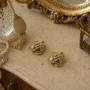 Boucles oreilles vintage clips retro