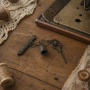 Antique miniature sewing items