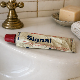Vintage Signal toothpaste tube