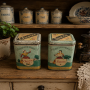 Authentic French Vintage Tins – Antique Decor Set