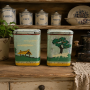 Authentic French Vintage Tins – Antique Decor Set