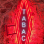 Vintage TABAC carrot light sign ready to install, antique French decor