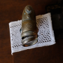 Antique LUXOR Brass Miner Lamp