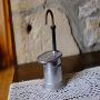 Réchaud ancien à alcool en aluminium – petit réchaud vintage brocante