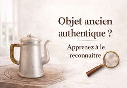 How to recognize an authentic antique object