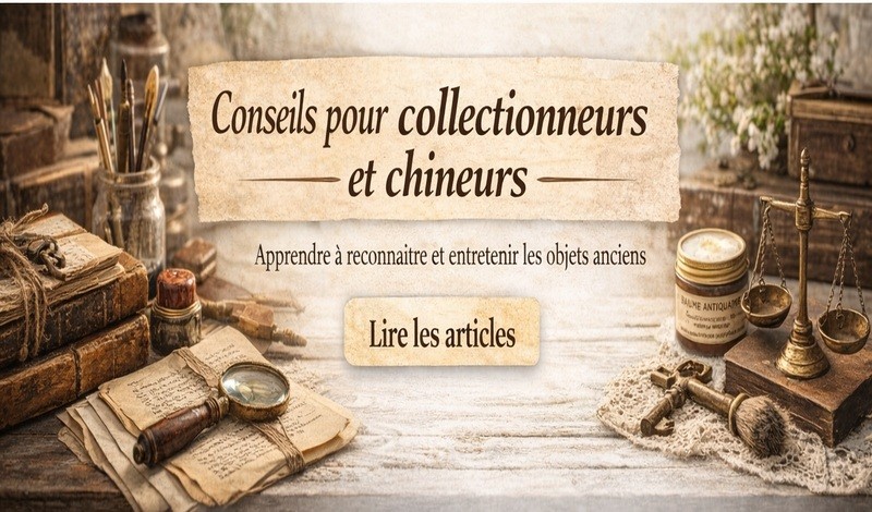 Bienvenue sur le blog du Grenier Authentique : conseils de brocante, histoires d’objets anciens, décoration vintage et passion des trésors chinés.