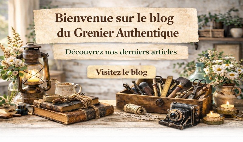 Bienvenue sur le blog du Grenier Authentique : conseils de brocante, histoires d’objets anciens, décoration vintage et passion des trésors chinés.